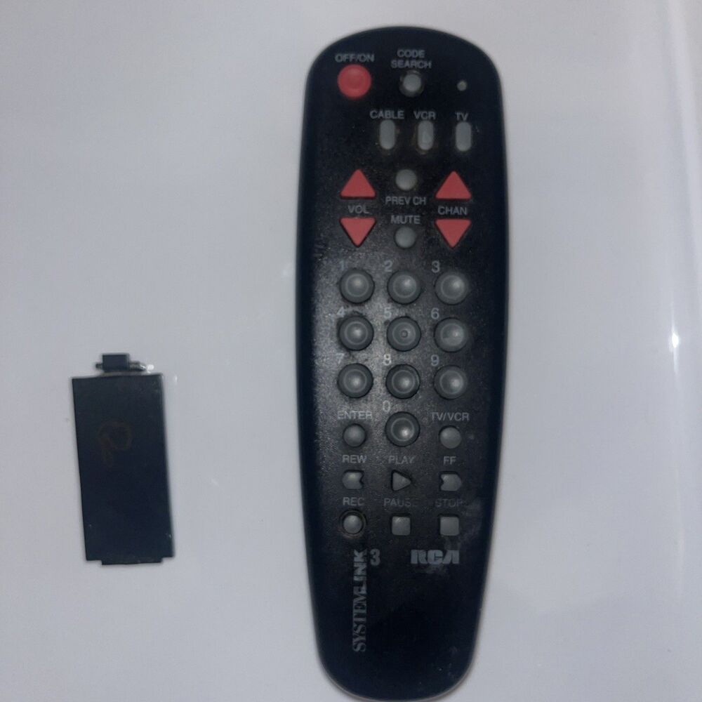 RCA SystemLink 3 Universal Remote Control CRCU300D DBS Cable VCR DVD TV - Tested